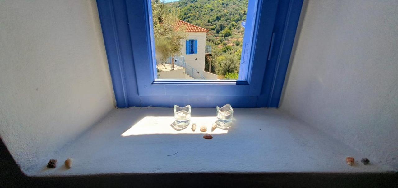 Maison Charme Avec Piscine Privee, Pres De La Mer A Sappounakeika, Tyros Sapounakeika Exteriör bild