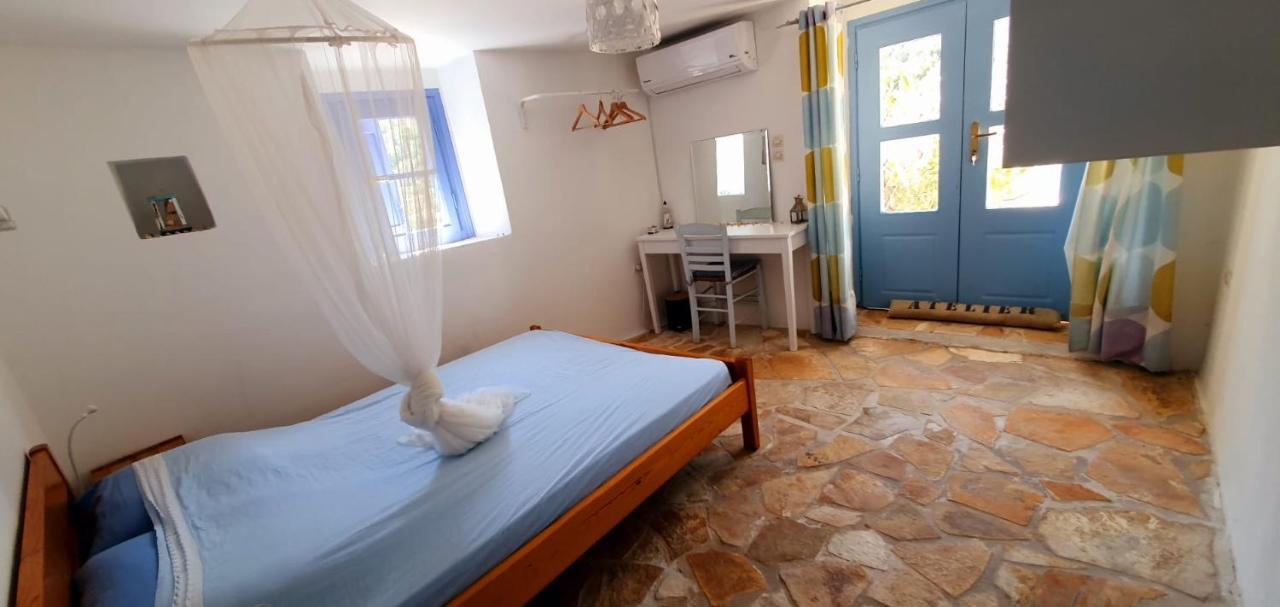 Maison Charme Avec Piscine Privee, Pres De La Mer A Sappounakeika, Tyros Sapounakeika Exteriör bild