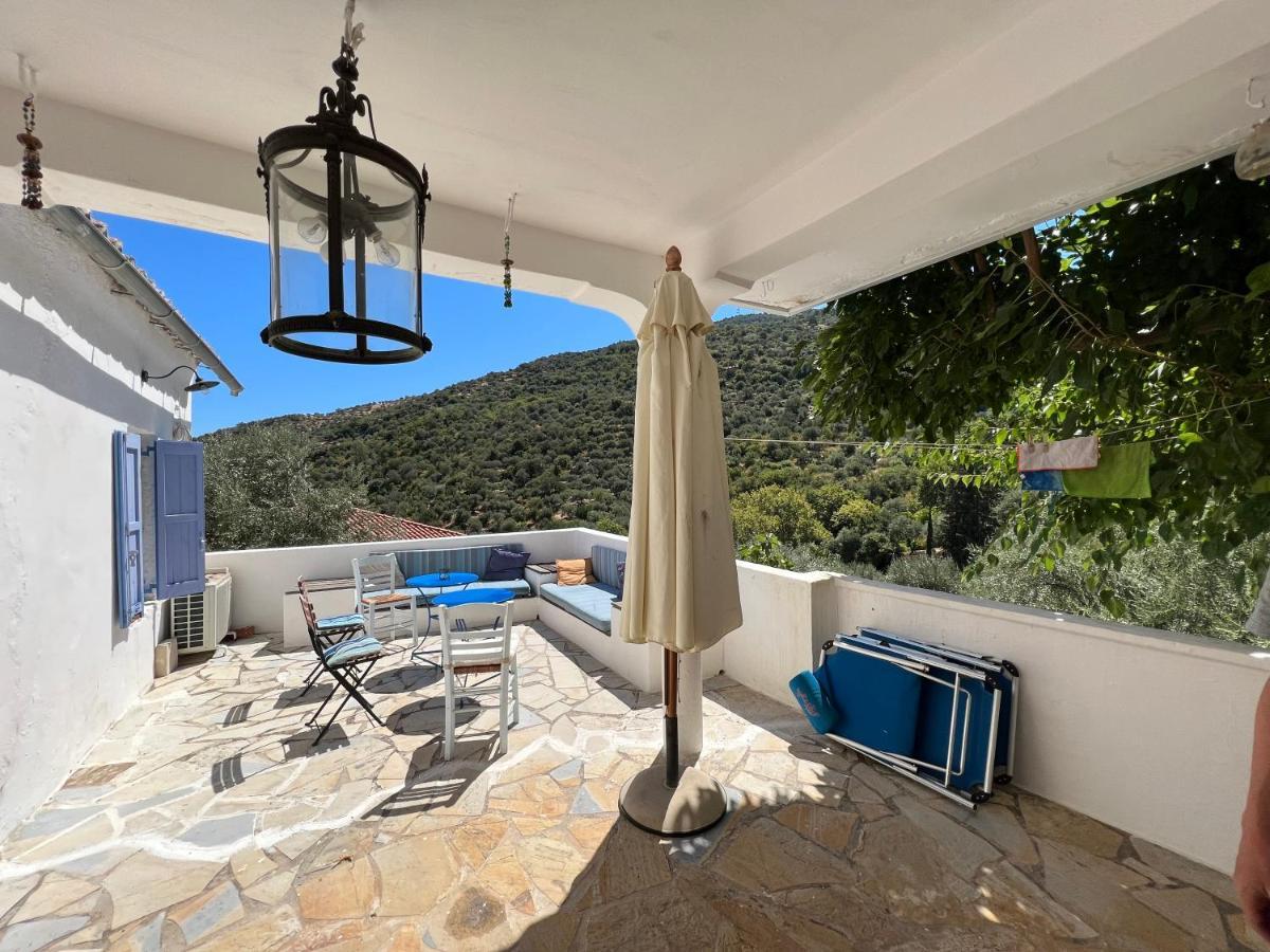 Maison Charme Avec Piscine Privee, Pres De La Mer A Sappounakeika, Tyros Sapounakeika Exteriör bild