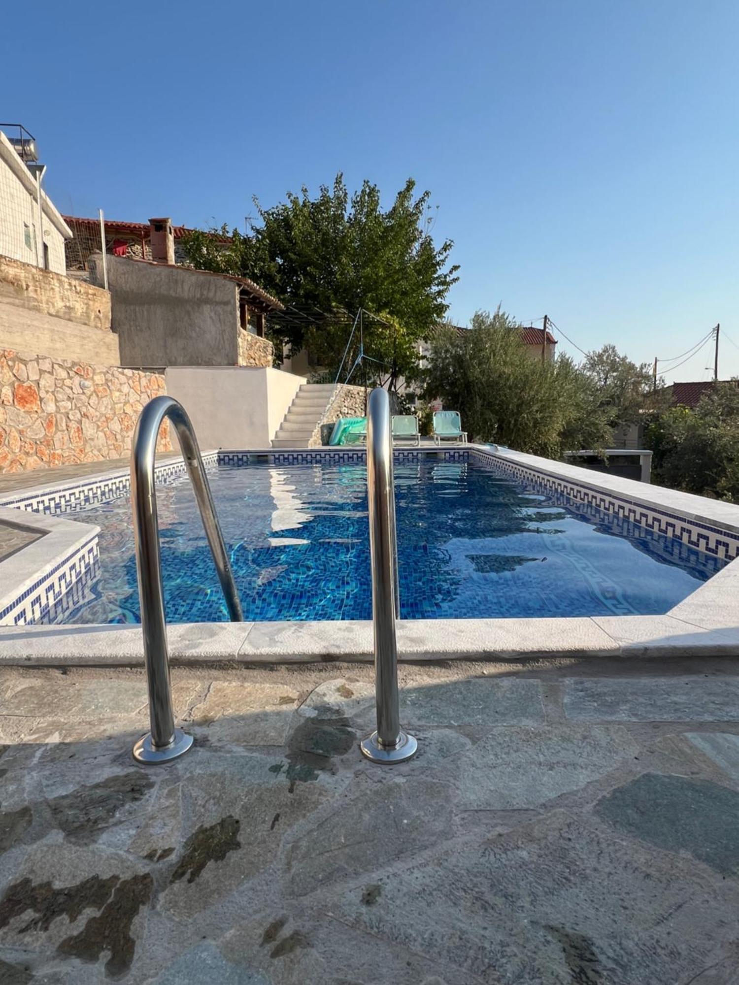 Maison Charme Avec Piscine Privee, Pres De La Mer A Sappounakeika, Tyros Sapounakeika Exteriör bild