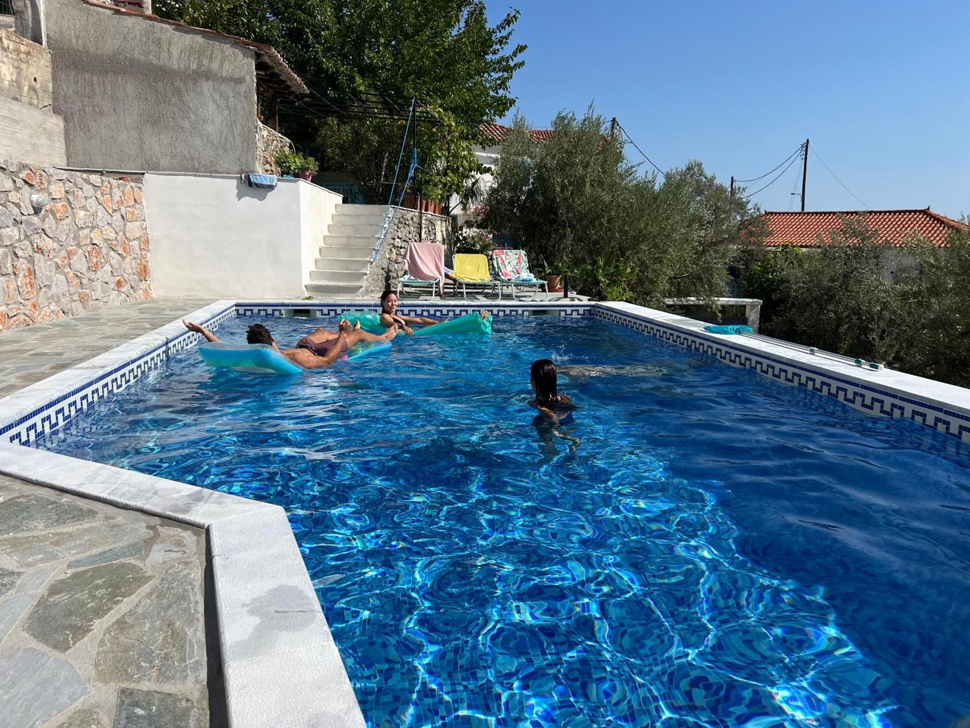 Maison Charme Avec Piscine Privee, Pres De La Mer A Sappounakeika, Tyros Sapounakeika Exteriör bild